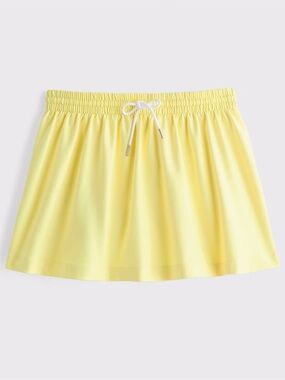 Abercrombie & Fitch YPB sculptLUX High Rise Flirty Skirt in Yellow Size Small